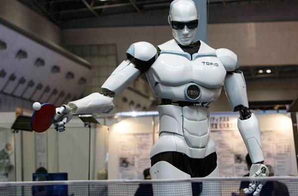 Topio, el Robot que juega al Tenis de Mesa